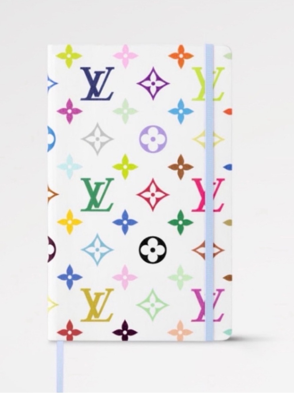 Louis Vuitton 2025 limited edition White Multicolor Monogram Notebook Brand New